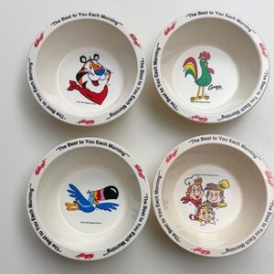 Kellogg's Kids Cereal Bowls Set - Cream